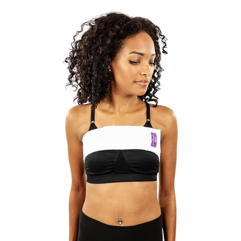 [Australia] - ContourMD Breast Band Post Augmentation ‚Äì Breast Binder for Women, Chest Compression Wrap, Post Surgery Breast Implant Stabilizer Band, Breast Augmentation Post Op Essentials ‚Äì Style S122 ‚Äì White 