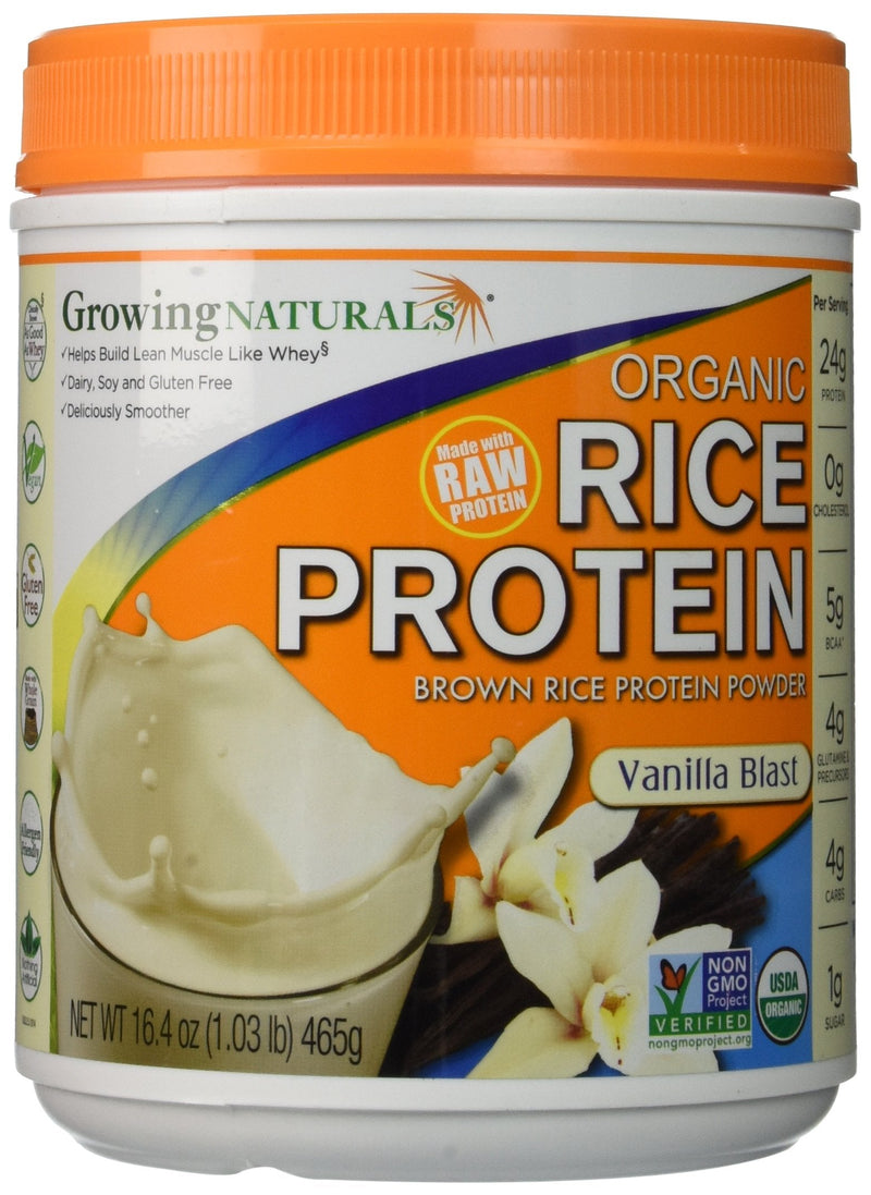 [Australia] - Organic Raw Rice Protein - Vanilla Blast - 16.4 oz 