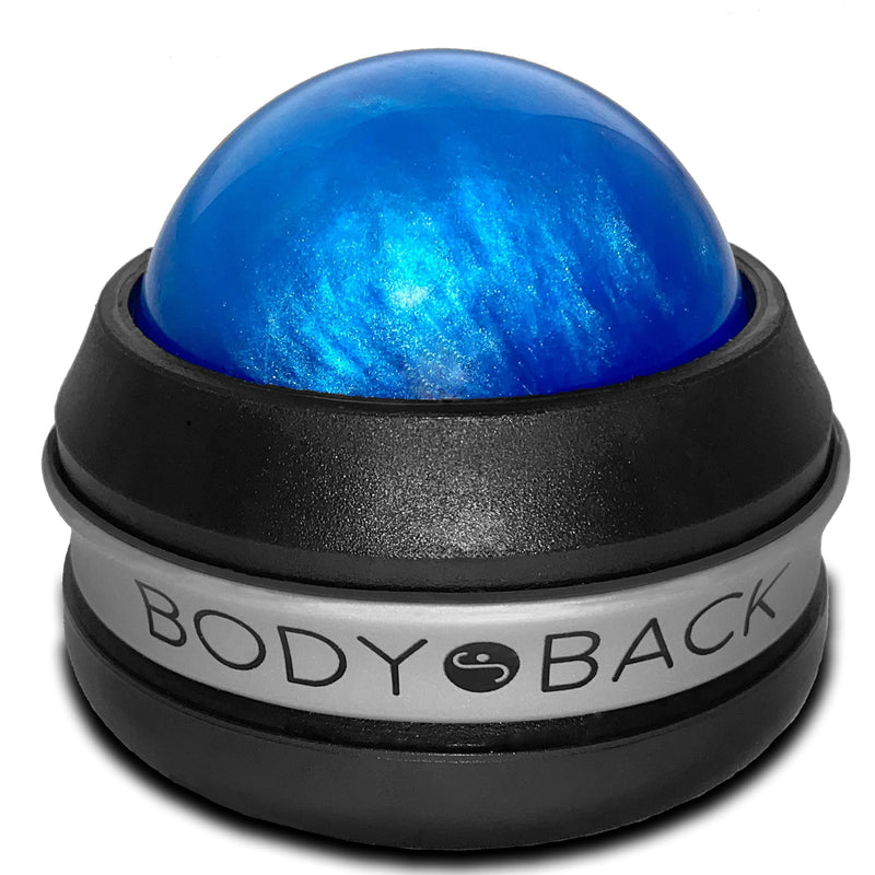 [Australia] - Body Back Manual Massage Roller Ball, Roller Massager, Self Massager, Lacrosse Ball Massager, Back Massage Tool, Self Massage Ball for Sore Muscle & Joint Pain (Blue) 1-pack - BLUE 
