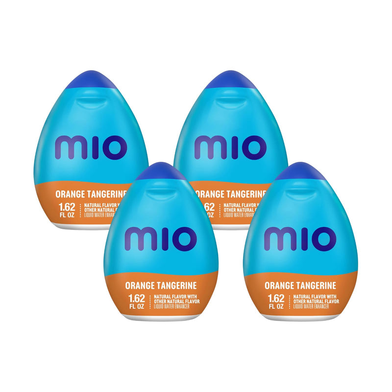 Mio Vitamins Liquid Water Enhancer, Orange Tangerine, 1.62 OZ, 4-Pack