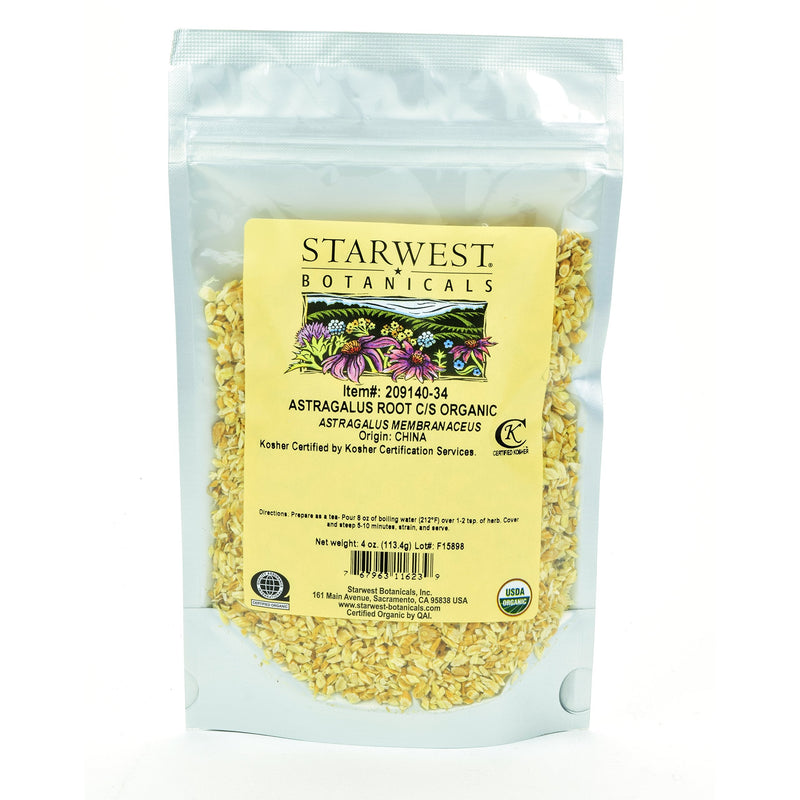 [Australia] - Starwest Botanicals Organic Astragalus Root Cut and Sifted, 4 Ounces 