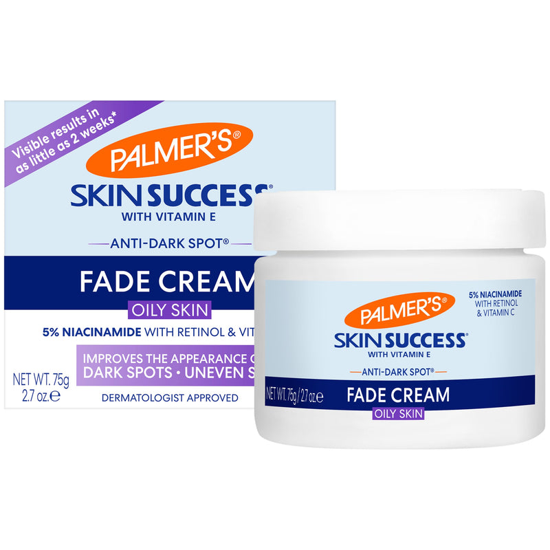 Palmer's Skin Success Anti Dark Spot Face Cream with Vitamin E (2.7 Oz) | Fade Cream with Niacinamide, Helps Reduce Dark Spots, Age Spots, and Unevens Skin Tones for Brighter, More Radiant Skin 2.7 Fl Oz (Pack of 1)