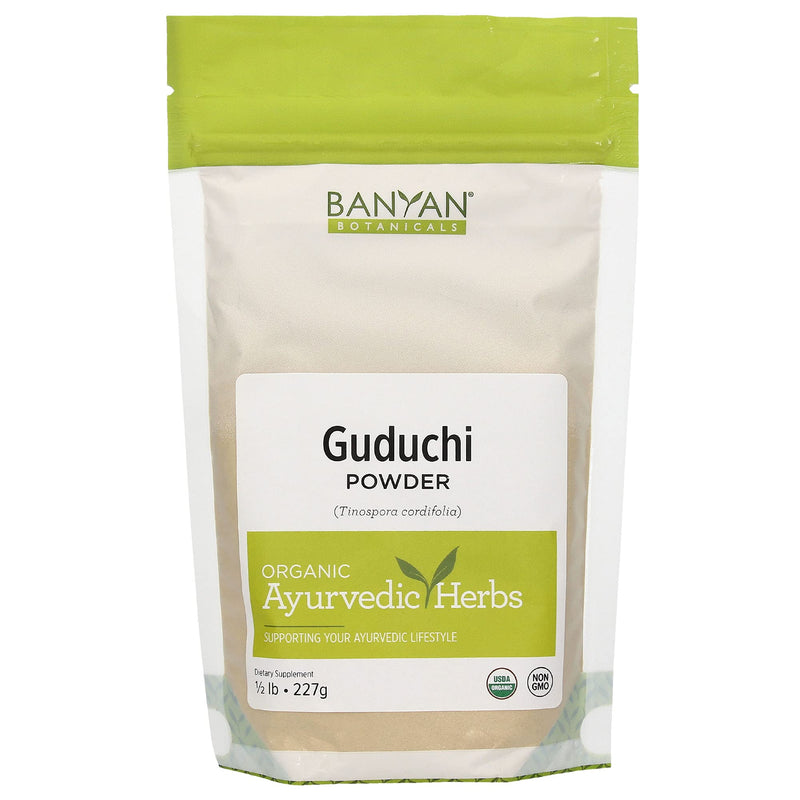 [Australia] - Banyan Botanicals Guduchi Powder – Organic Guduchi Stem Powder (Tinospora Cordifolia) – Supports Healthy Liver Function & Healthy Immune Response* – 1/2 lb. – Non-GMO Sustainably Sourced Vegan 8 Ounce (Pack of 1) 
