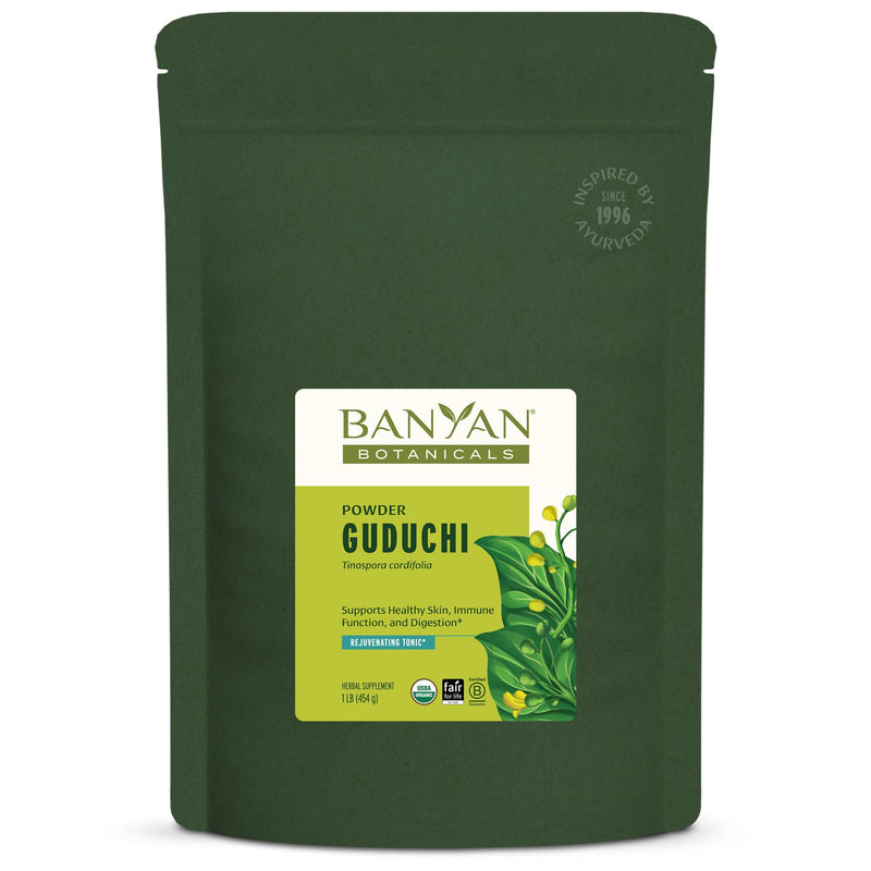 [Australia] - Banyan Botanicals Organic Guduchi Powder ‚Äì Organic Immune Health Supplement ‚Äì for Natural Detox, Balanced Digestion & Healthy Skin* ‚Äì 1 lb ‚Äì Non-GMO Sustainably Sourced Vegan FFL 