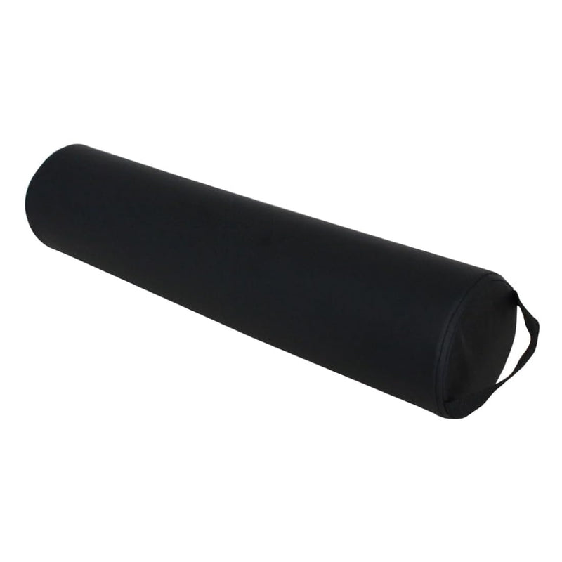 [Australia] - ForPro Professional Collection Full Round Bolster Pillow, Black, Oil and Stain-Resistant, for Massage and Yoga, 6" R x 26" L 6x26 Inch (Pack of 1) Solid 