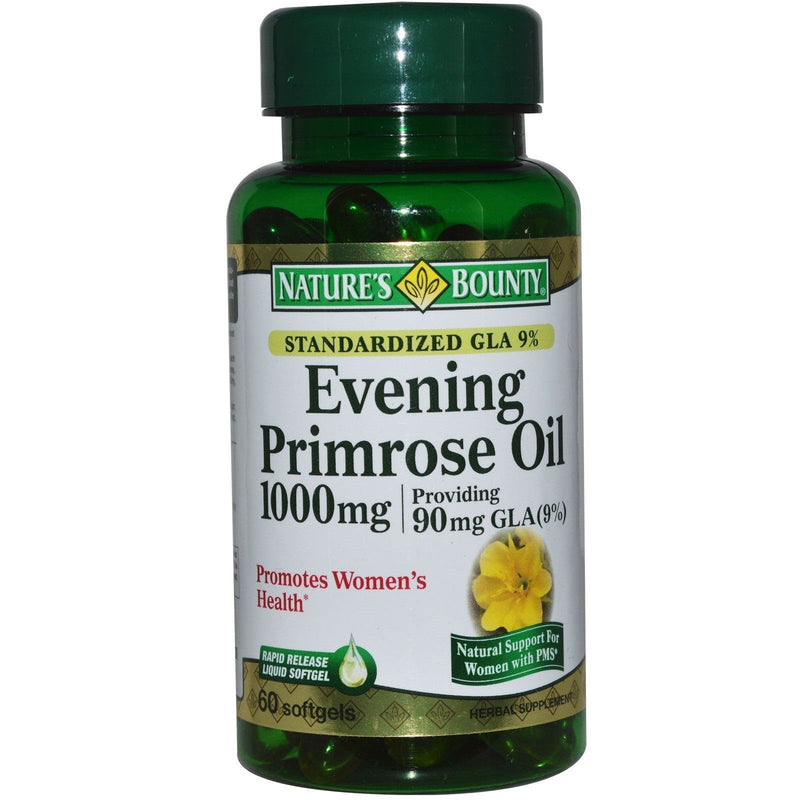 [Australia] - Nature's Bounty Evening Primrose Oil 1000 mg Softgels 60 ea (Pack of 2) 60 Count (Pack of 2) 