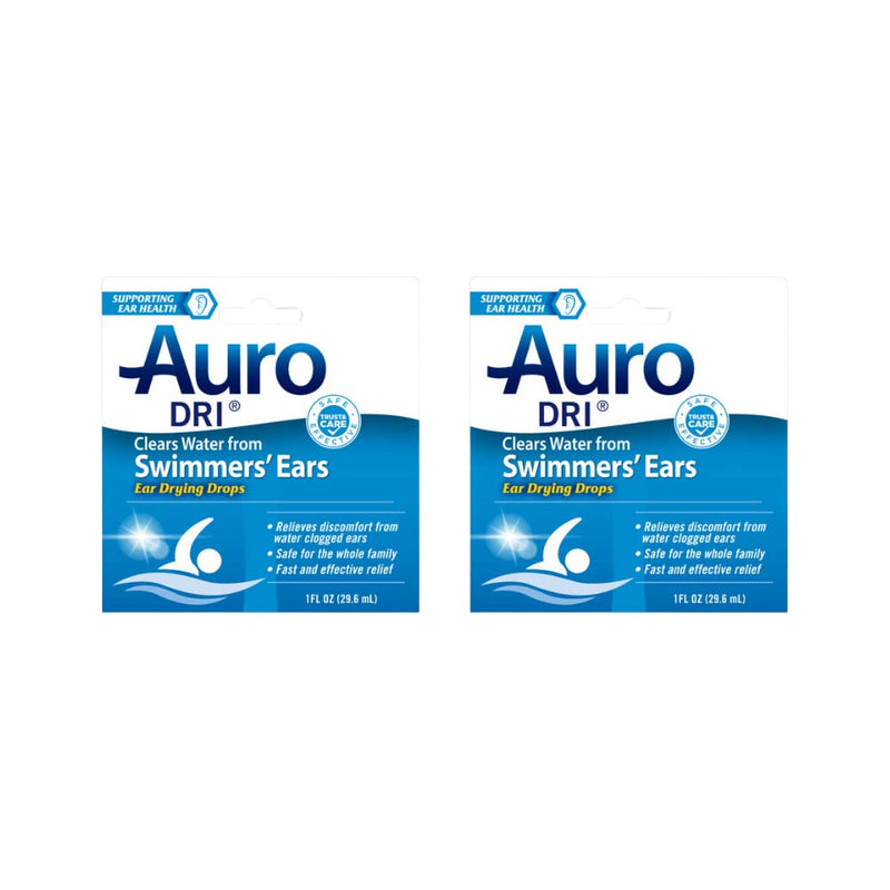 [Australia] - Auro Dri Swimmer's Ear Drying Drops, Fast Relief, 1 fl oz. (Pack of 2) 1 Fl Oz (Pack of 2) 