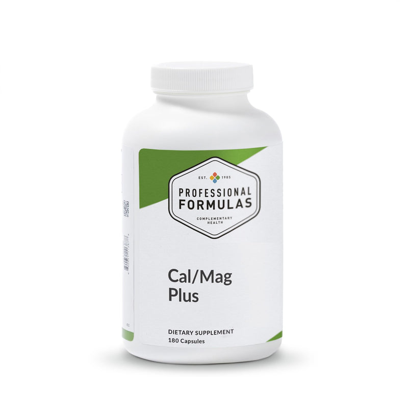 Professional Formulas Cal/Mag Plus – Calcium, Magnesium, Vitamin D3 & Boron – Highly Absorbable Mineral Complex for Healthy Bone Density, Muscle Function & Nutrient Metabolism – 90 Capsules