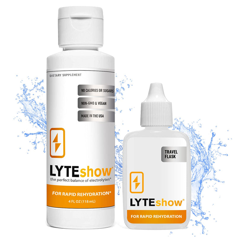 [Australia] - LyteShow Electrolyte Drops Sugar-Free for Hydration and Immune Support - 40 Servings - Keto Friendly - Zinc and Magnesium for Rapid Rehydration, Workout, Muscle Recovery and Energy - Vegan Set 1 