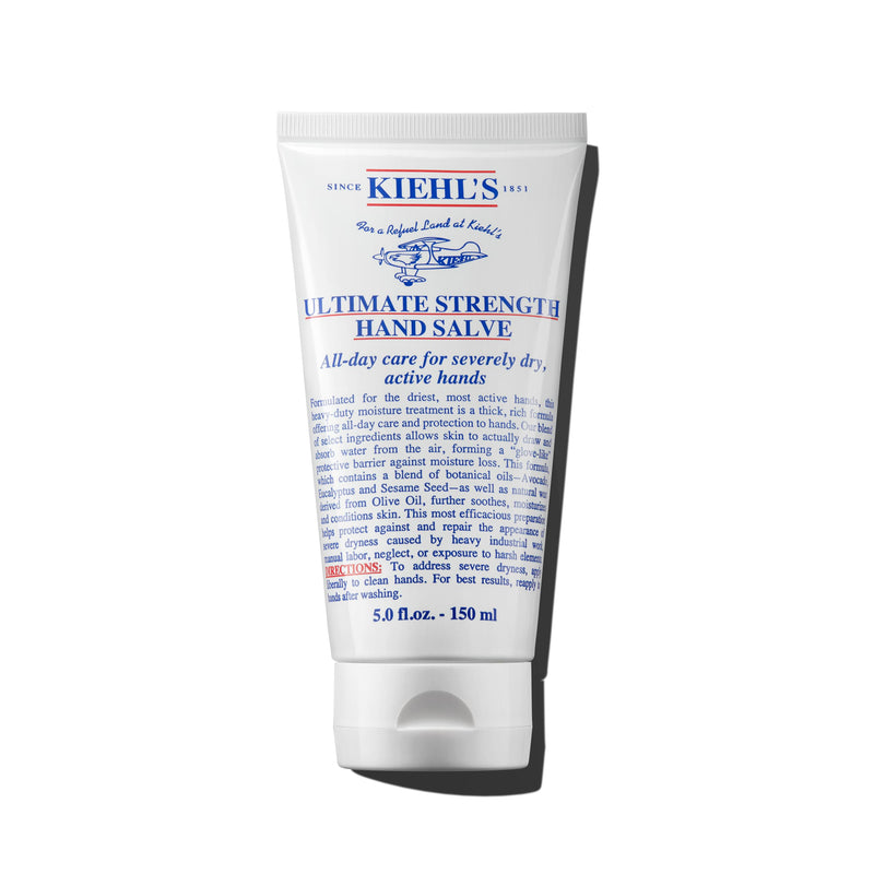 [Australia] - Kiehl's Ultimate Strength Hand Salve, Deeply Hydrating Hand Lotion, Thick and Rich Formula for Intense Moisture and Conditioning, Protects and Repairs Dry Skin, Paraben and Gluten Free 5 Fl Oz 
