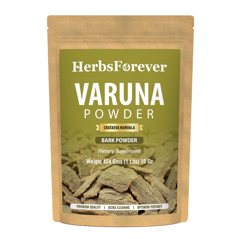 Varuna Powder – Crataeva Nurvala – Prostate Health – Support Prostatic, Kidneys, Gall Bladder and Urinary Tract Health – Non GMO, Organic, Vegan – 454 GMS