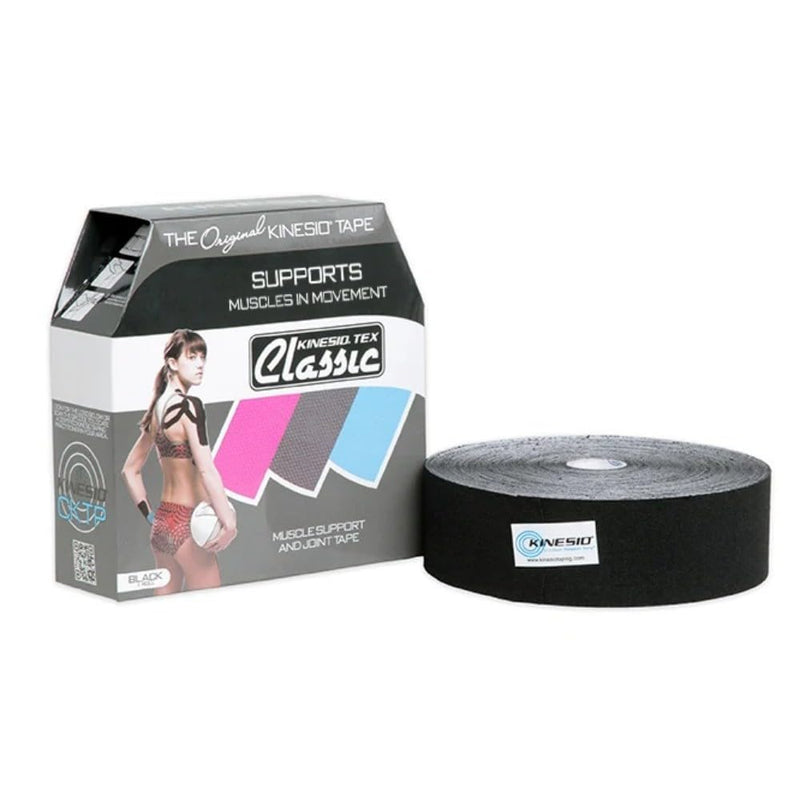 [Australia] - Kinesio Taping - Elastic Therapeutic Athletic Tape Tex Classic - Bulk Roll - Black – 2 in. x 103 ft 2x1239 Inch (Pack of 1) 