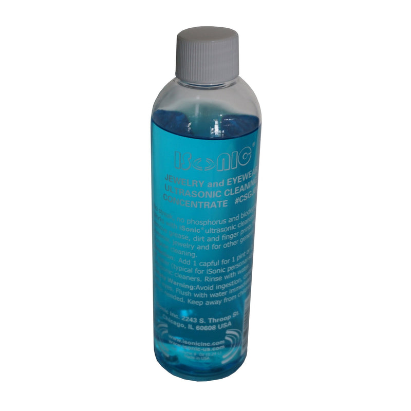 [Australia] - iSonic CSGJ01-8OZx1 Ultrasonic Jewelry/Eye Wear Cleaning Solution Concentrate,Blue 01. CSGJ01-8OZx1 