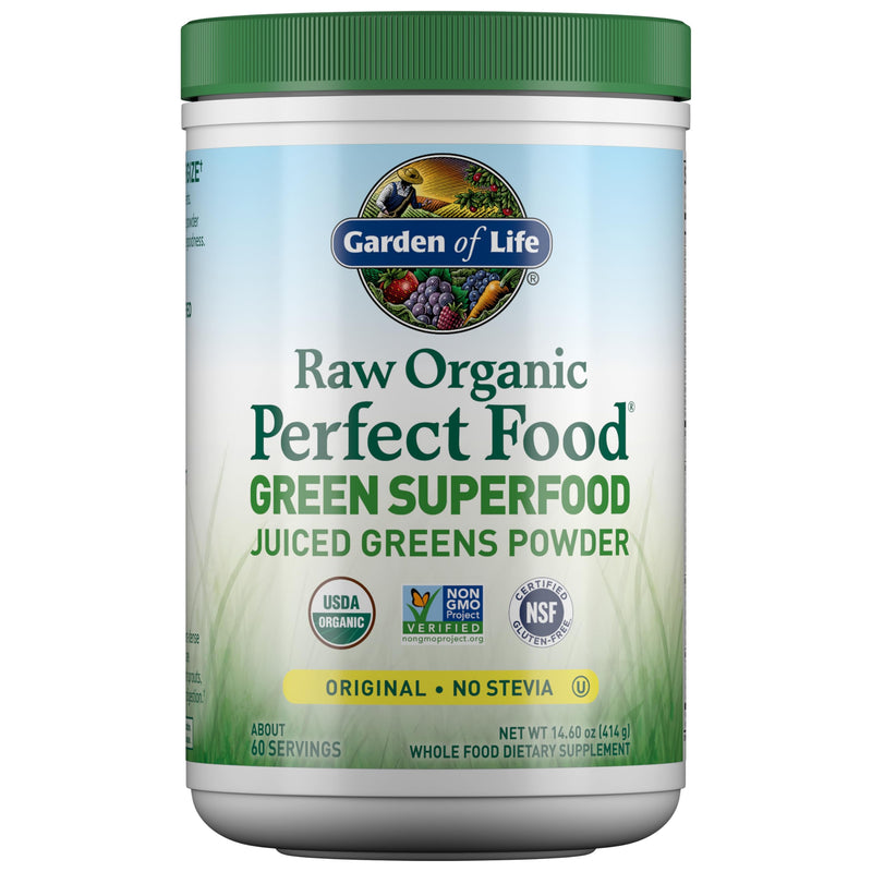 Garden of Life RAW Organic Perfect Food Juiced Greens Powder, 60 Servings Original 1.06 Pound (Pack of 1)