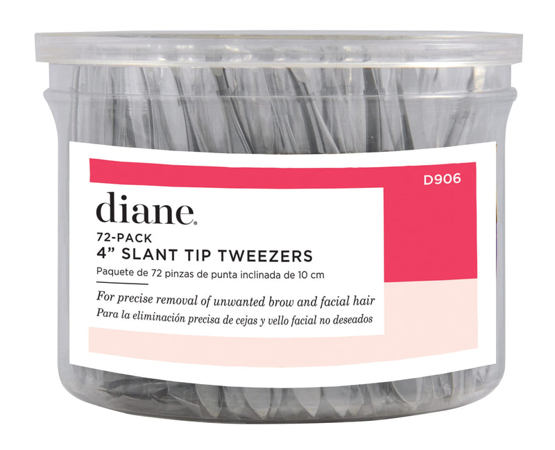 [Australia] - Diane D906 Slant Tweezer - 72 Pack Bin 