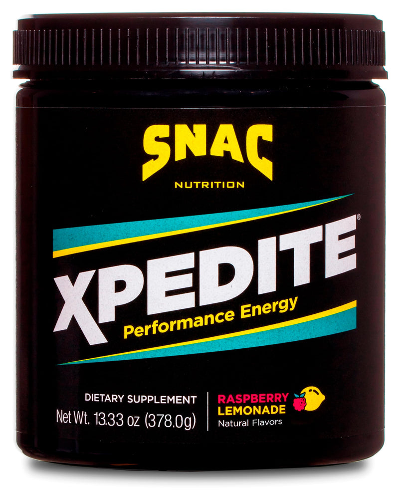 SNAC XPEDITE Pre-Workout Powder for Men & Women, Raspberry Lemonade, 30 sv