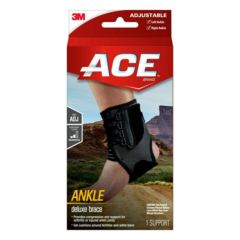 [Australia] - Ankle Brace, Deluxe, Adjustable, Moderate-Stabilizing Support 1 ct (Pack of 2) 