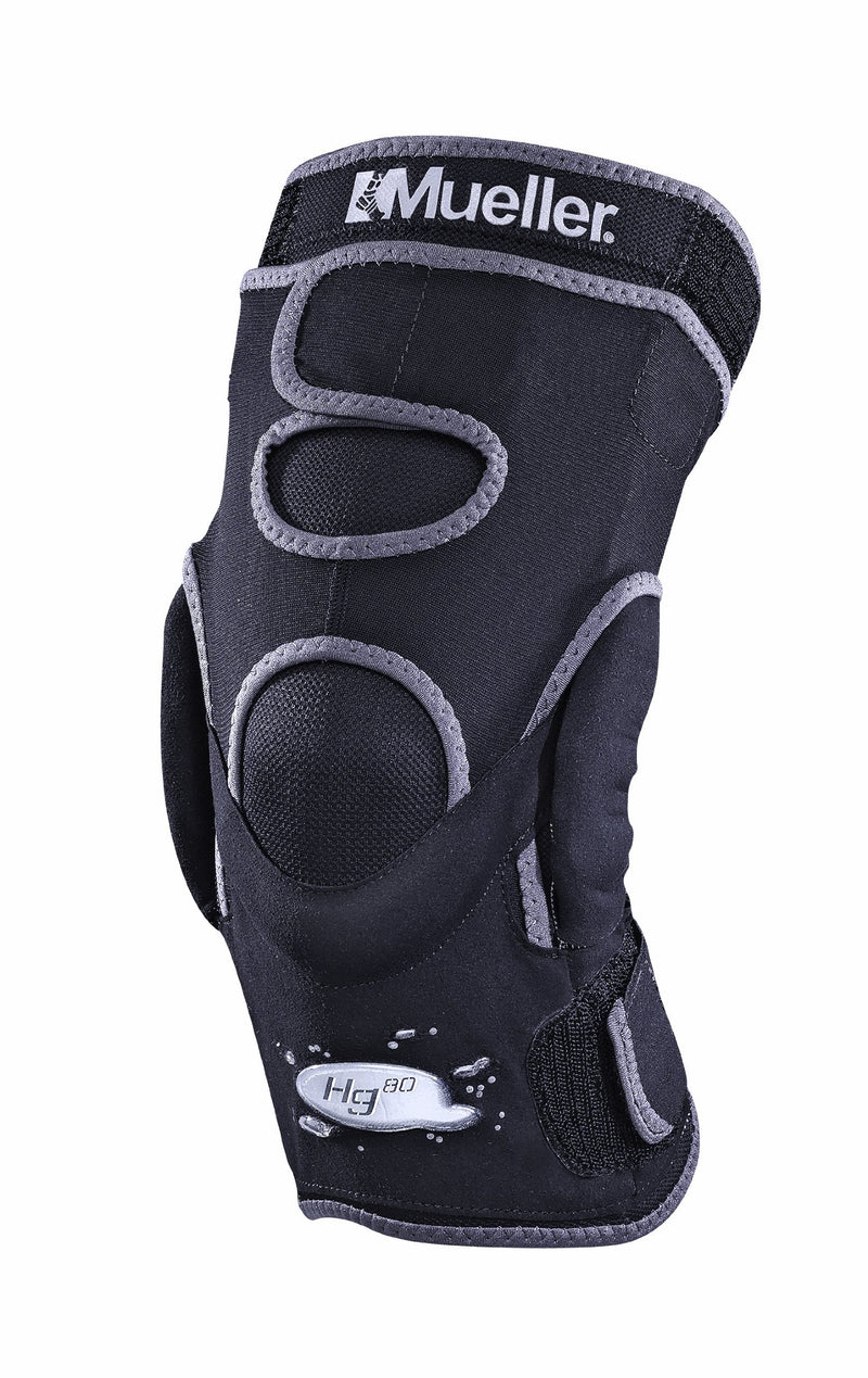 MUELLER Sports Medicine Hg80 Hinged Knee Brace, Knee Pain Relief Support for Men and Women, Ideal for Arthritis, Sprains, Prevents Hyperextension, Black, XX-Large 2X-Large (Pack of 1)