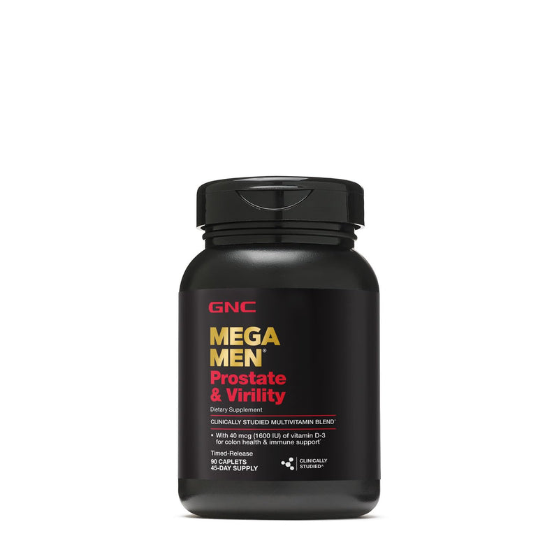 [Australia] - GNC Mega Men Prostate and Virility Multivitamin, Supports Optimal Sexual Health and Prostate Health, 90 Count 