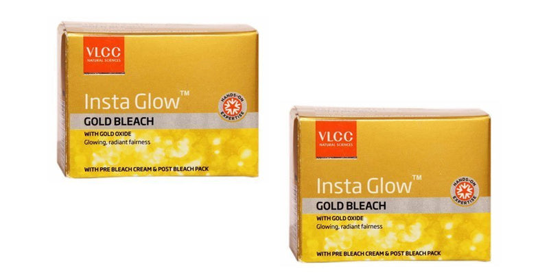 [Australia] - VLCC Natural Sciences Insta Glow Gold Bleach (Pack Of 2) 30 g 