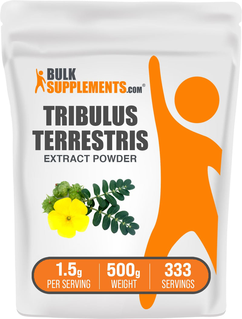 [Australia] - BulkSupplements.com Tribulus Terrestris Extract Powder - Tribulus Terrestris Supplements, Herbal Supplement - Gluten Free, 1.5g per Serving, 500g (1.1 lbs) (Pack of 1) 1.1 Pound (Pack of 1) 