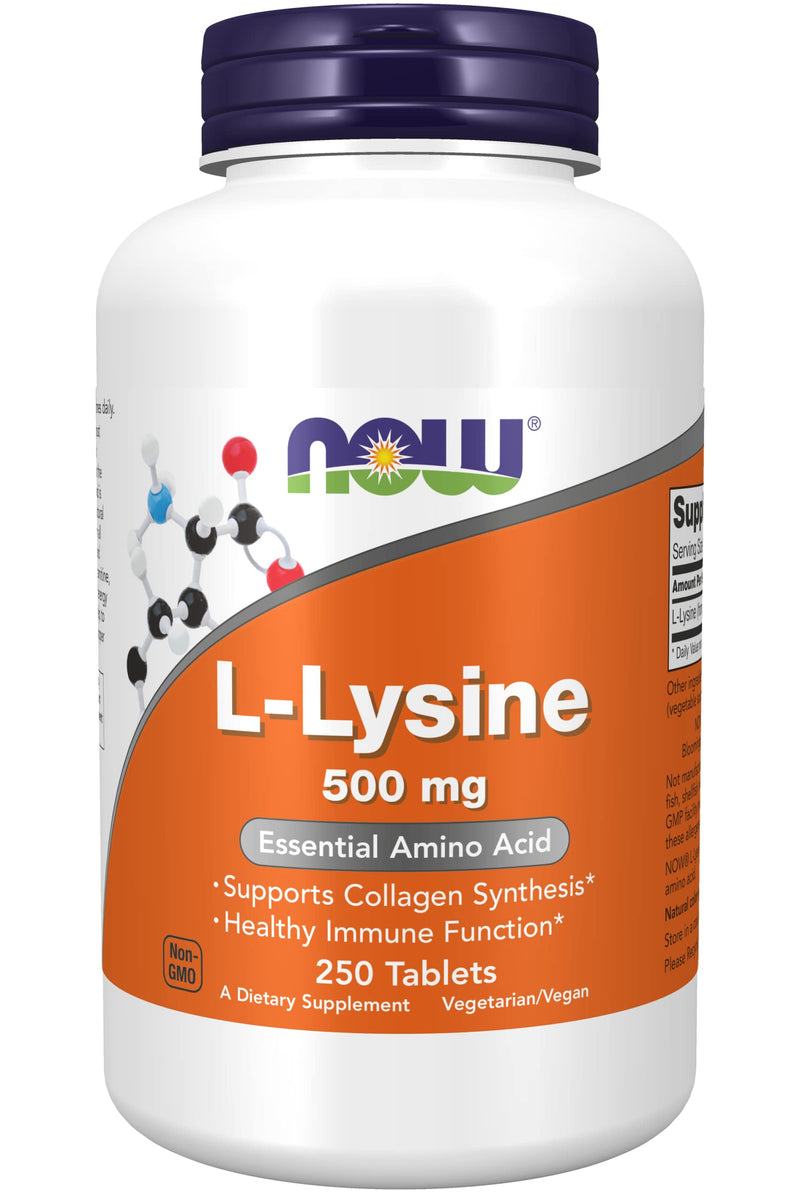 [Australia] - Now Foods L-Lysine 500 Milligrams, 250 Tablets 