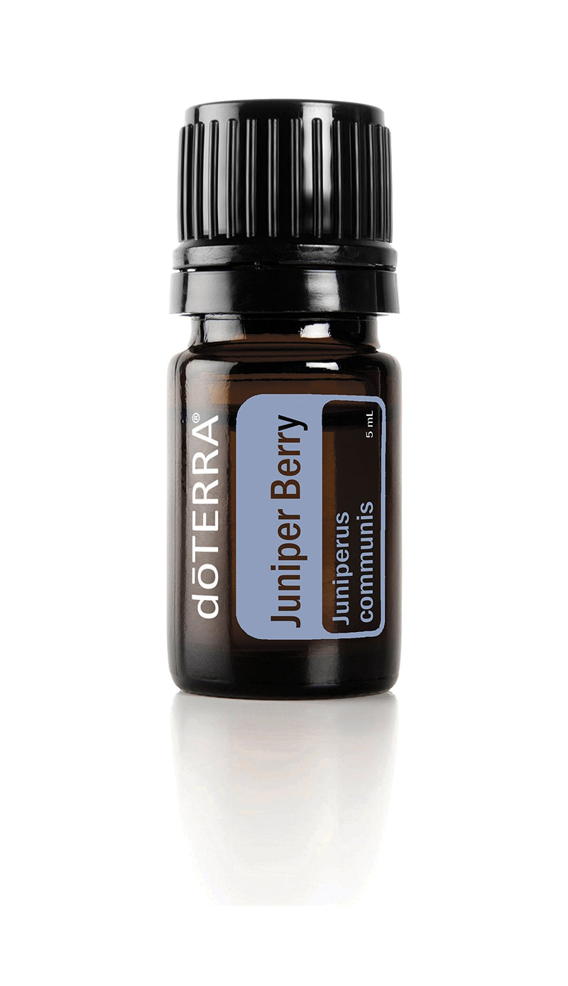 doTERRA Juniper Berry Essential Oil - Supports Healthy Kidney and Urinary Tract Function, Natural Skin Toner, Cleanser, Detoxifying Agent, Calming Effect; for Diffusion, Internal, Topical Use - 5 ml