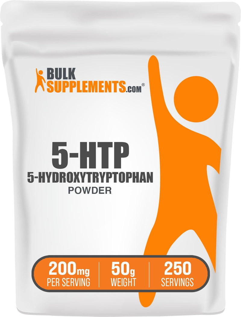 [Australia] - BulkSupplements.com 5-HTP Powder - 5-Hydroxytryptophan, 5 HTP Supplement - 5-HTP 200mg, Mood Support Supplement - Gluten Free, 200mg per Serving, 50g (1.8 oz) (Pack of 1) 1.76 Ounce (Pack of 1) 