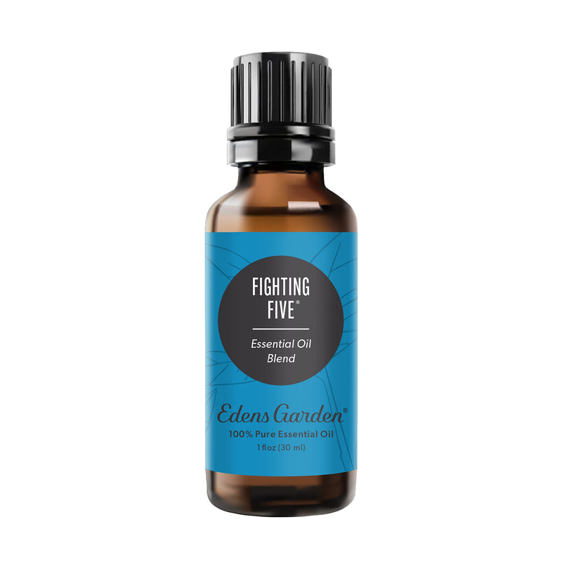 Edens Garden Fighting Five Essential Oil Blend- 100% Pure Premium Grade, Undiluted, Natural, Therapeutic, Aromatherapy, The Best for Candle, Laundry, Humidifiers 30 ml (1 fl oz) 1 Fl Oz (Pack of 1)