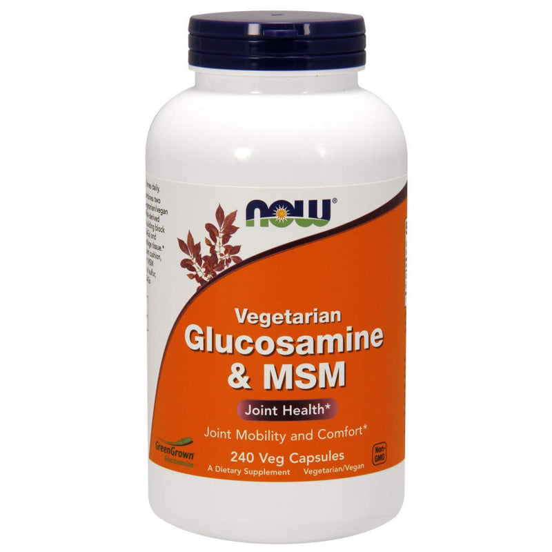 [Australia] - NowFoods Vegetarian Glucosamine & MSM Joint Health 240 Veg Capsules 