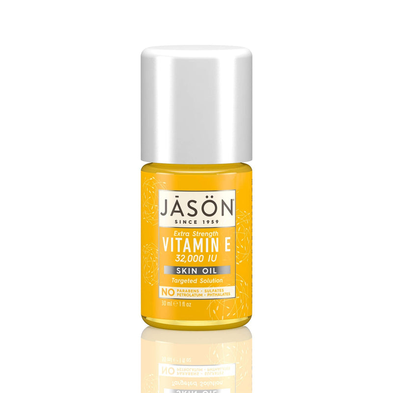 Jason Natural Vitamin E 32,000 IU Extra Strength Skin Oil, Targeted Solution, 1 fl oz 1 Fl Oz (Pack of 1)
