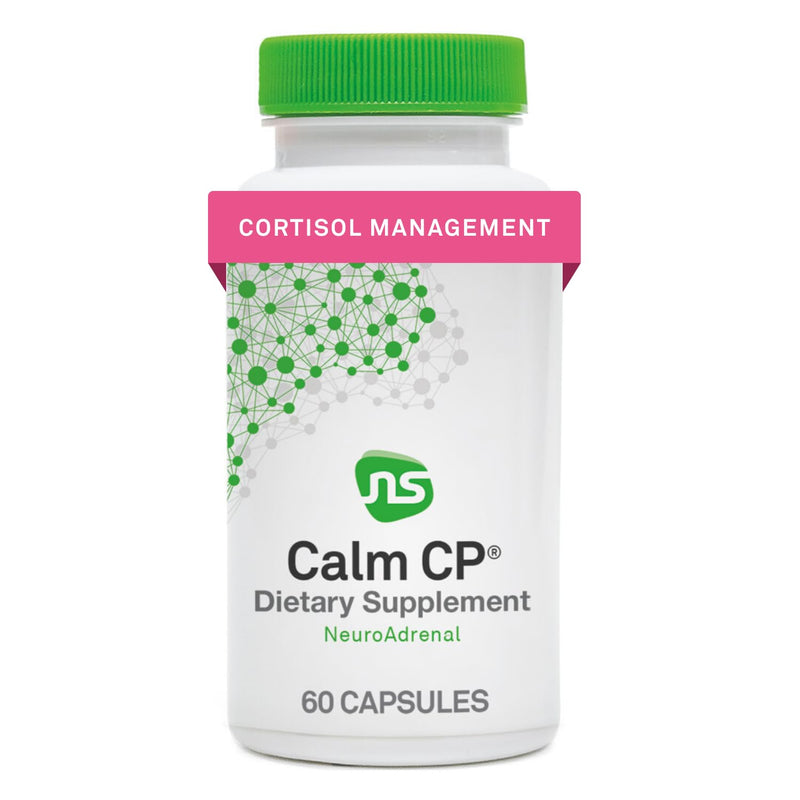 NeuroScience Calm CP, Neuro Adrenal Support Supplement, 60 Capsules | Promotes Calm Sleep, Healthy Cortisol Levels & Immune Responses, Banaba Leaf, Glycine, Taurine & Phosphatidylserine 60 Count (Pack of 1)