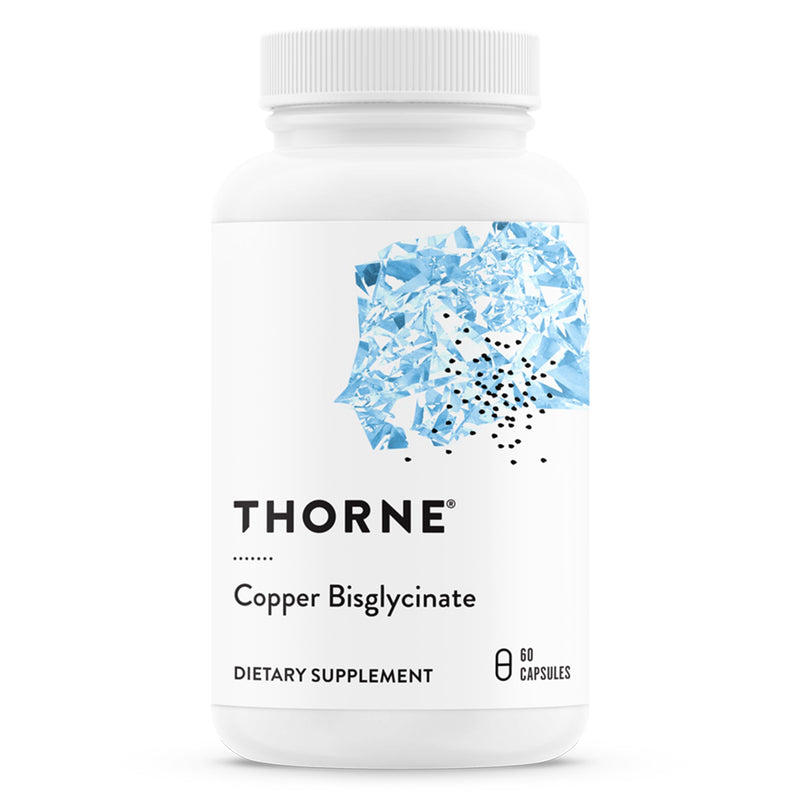 [Australia] - THORNE - Copper Bisglycinate - Well-Absorbed Trace Mineral Supplement - 60 Capsules 60 Count (Pack of 1) 