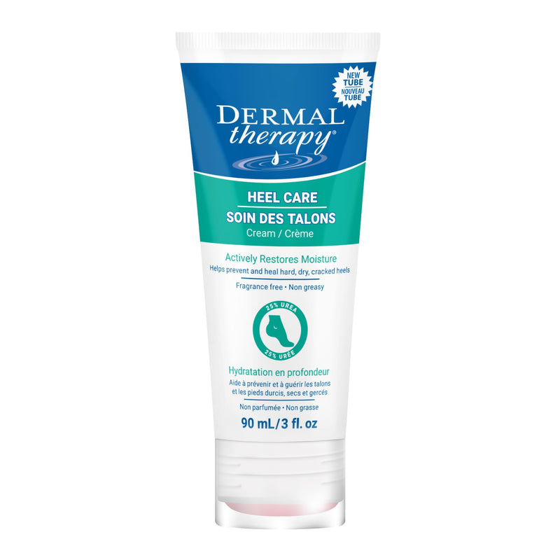 Dermal Therapy - Heel Care Cream, Foot Cream for Dry Cracked Heels, Intense Foot Moisturizer with Urea and AHA, Foot Lotion and Feet Exfoliator with Non-Greasy Formula, 3 o.z. 3 Fl Oz (Pack of 1)