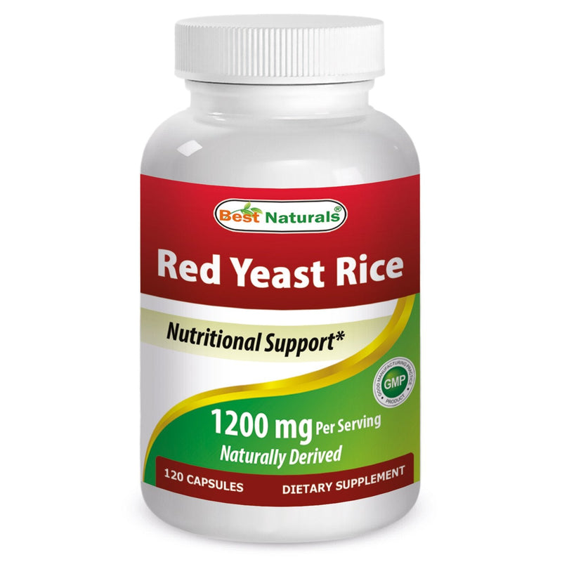 [Australia] - Best Naturals, Red Yeast Rice, 600 mg capsules, 120 Capsules, 2 capsules per serving/1200mg per serving 
