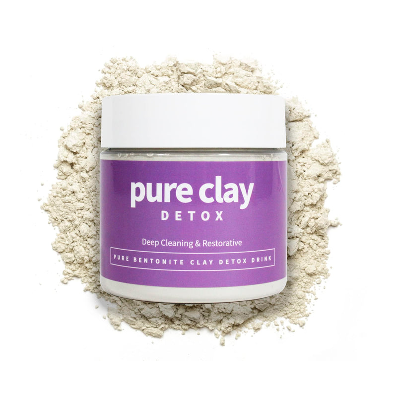 Detox | Therapeutic Grade Calcium Bentonite Clay Powder | GRAS-Affirmed | Indian Healing Face Mask | Deep Pore Cleansing | Body Wrap Hair Mask Bath | Ultra Fine | 16 oz | Acne Oily Skin Foot Detox Drink