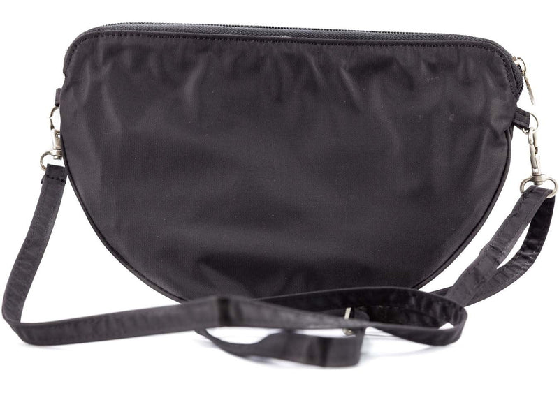 Big Skinny Women's Cheshire Slim Convertible Bag, Holds Up to 20 Cards Black