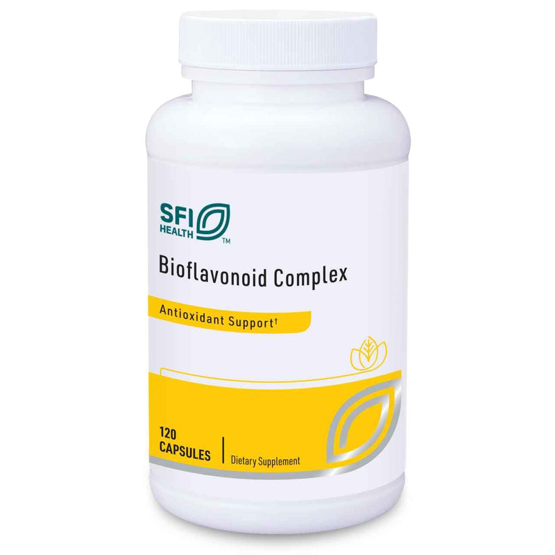 Klaire Labs SFI Health Bioflavonoid Complex, 120 Capsules | Immune, Cardiovascular & Antioxidant Support Supplement with Citrus Bioflavonoids, Quercetin & Rutin