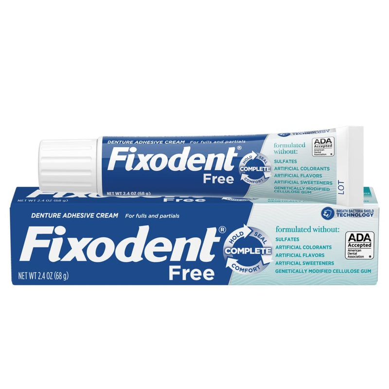 [Australia] - Fixodent Complete Free Denture Adhesive Cream 2.4 Oz 