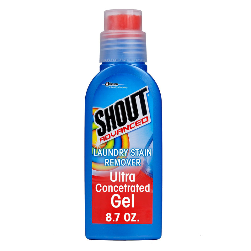 [Australia] - Shout Advanced Stain Remover Brush, Ultra Concentrated Gel with Built-In Scrubber Brush for Deep Set-In Stains, 8.7Oz 