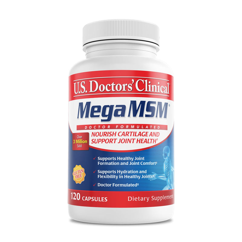 [Australia] - U.S. Doctors‚Äô Clinical Mega MSM Supplement for Joints with MSM + Vitamin C + Collagen and Neem - Clinically Proven to Promote Cartilage Tendon & Ligament Health (1 Month Supply ‚Äì 120 Capsules) 
