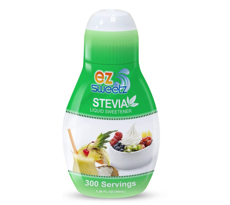 [Australia] - EZ-Sweetz (2-Pack 1.36oz - Liquid De-Bittered Stevia Sweetener 300 Servings/Bottle) 1.36 Ounce (Pack of 2) 