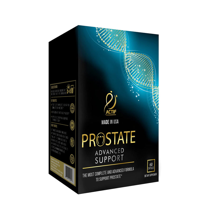 ACTIF Prostate Advanced Support with 20+ Factors, Complete Support for Urinary Health and Prostate - 60 Capsules, Made in USA, Non-GMO