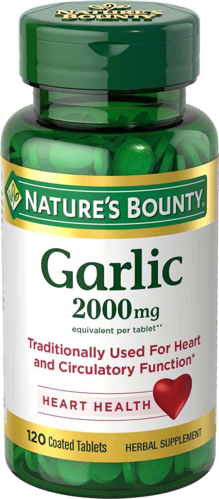 [Australia] - Nature's Bounty Odor Free Garlic 2000 mg, 120 Count 120 Count (Pack of 1) 
