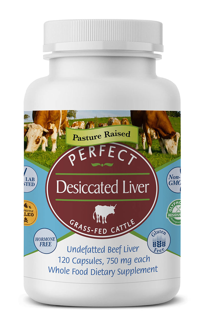[Australia] - Perfect Supplements ‚Äì Desiccated Beef Liver Capsules Grass Fed Supplement -Natural Source of Protein, Iron, Vitamins A & B- Boosts Energy and Immunity - No Chemicals No Dairy and Hormone Free Pack of 1 