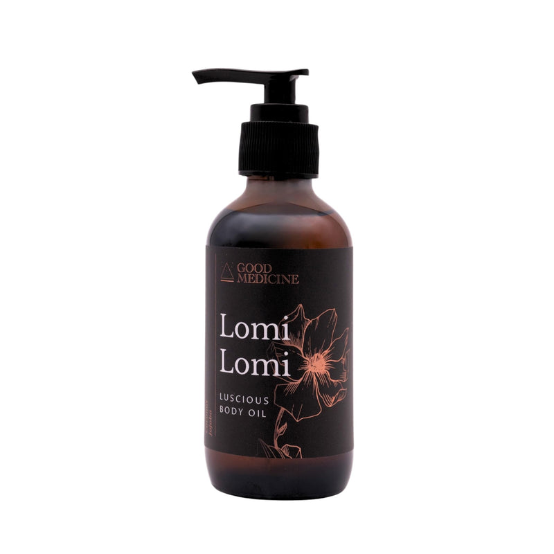 Lomi Lomi Luscious Body Oil for Dry Skin - Deeply Hydrating Massage Oil with Magnolia and Coconut. Natural Moisturizing Properties. Non-Greasy Formula - Skincare for Women and Men (4 oz) 4 Fl Oz (Pack of 1)
