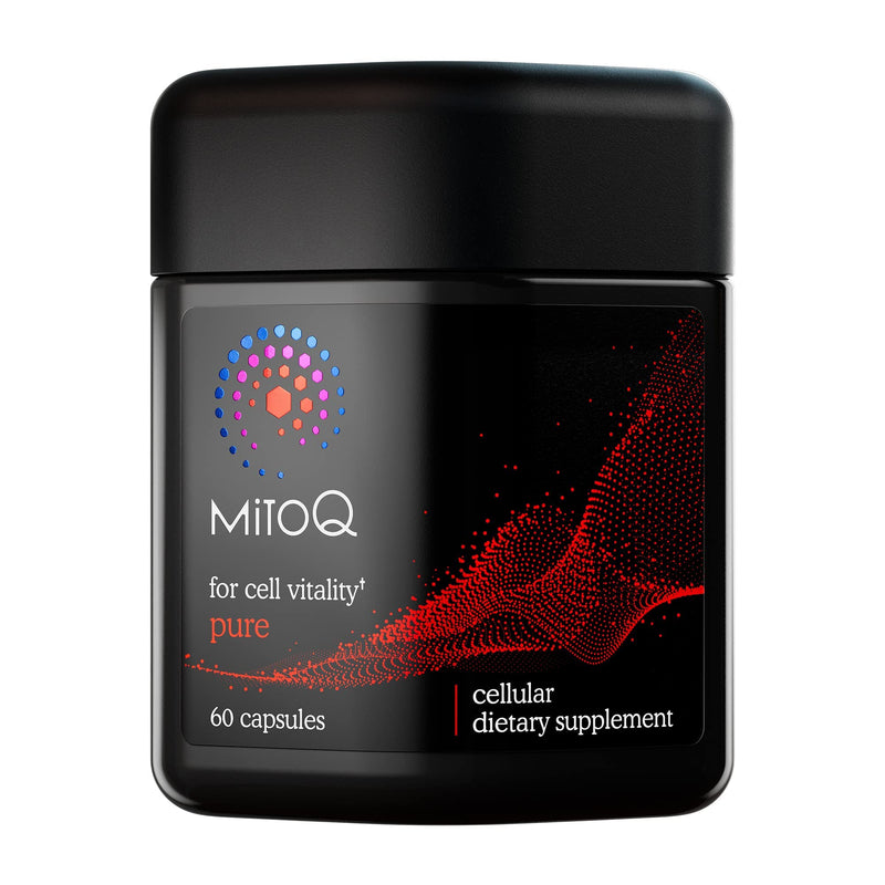 [Australia] - MitoQ Advanced CoQ10 Ubiquinol Supplement, Antioxidant Support for Mitochondria, Organ Health, Healthy Aging, and Cellular Energy (60 Veggie Capsules) 60 Count (Pack of 1) 