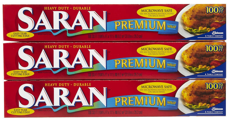 [Australia] - Saran Premium Plastic Wrap - 100 ft - 3 pk 