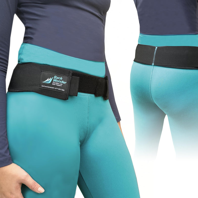 SI Belt - Enhanced Comfort Sacroiliac Joint Support Belt for Men & Women | Ideal for Sciatica & Lower Back Pain Relief | For Daily Use & Physical Activities (Medium) Medium (Pack of 1)