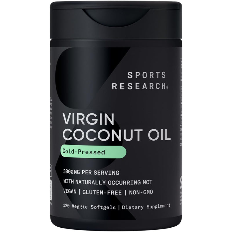 [Australia] - Extra Virgin Organic Coconut Oil Capsules | The Only Vegan Certified, Non-GMO Project Verified Coconut Capsule Available (120 Plant Gels) 